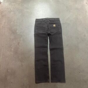 Carhartt men's black faded workwear pants thick outdoors skate‎ 32
